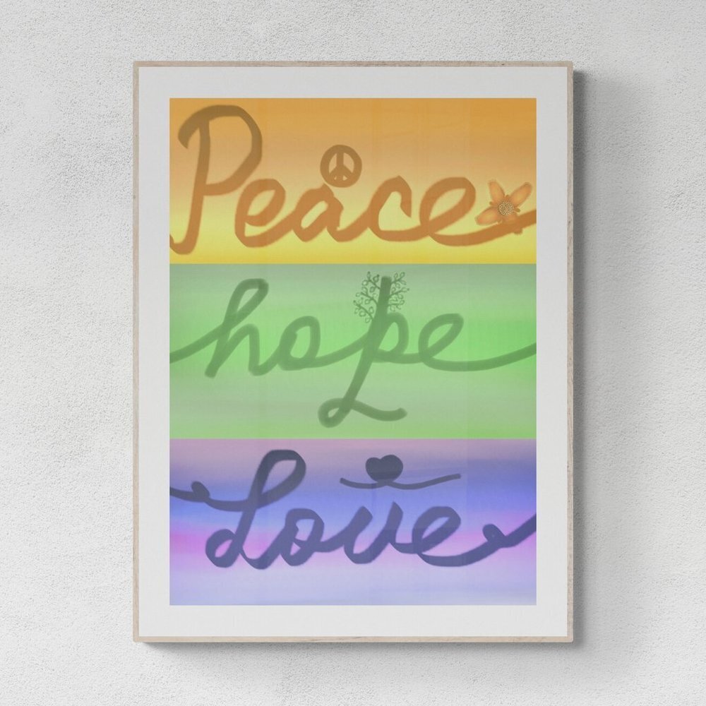 Inspirational Words | word art | Modern Wall  Decor | Minimalist Digital Print